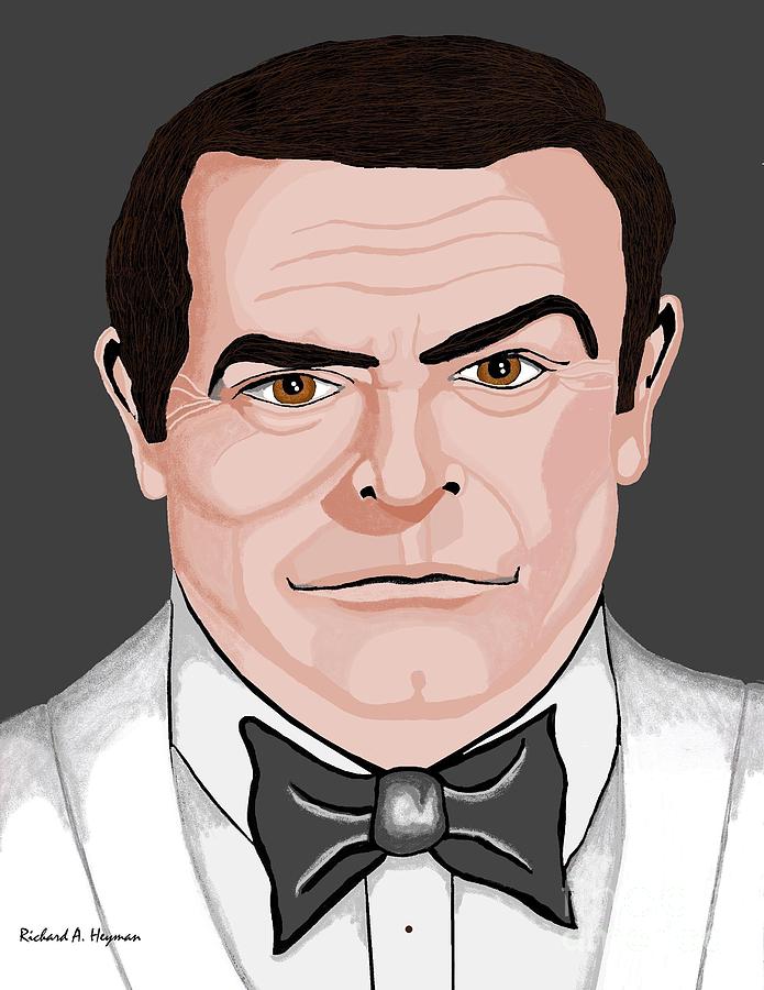 Bond, James Painting by Richard Heyman - Pixels