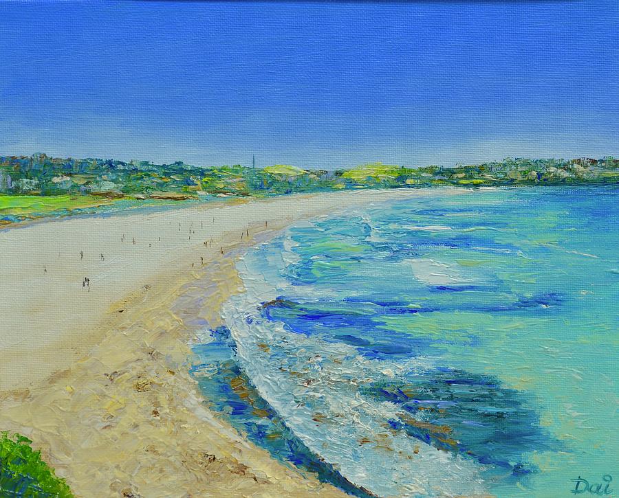 Bondi Beach on Monday Painting by Dai Wynn