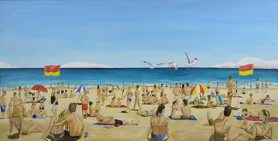 Bondi Beach Painting by Winton Bochanowicz