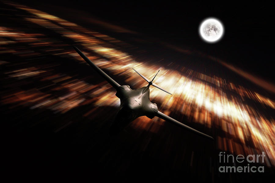Bone Inbound Digital Art by Airpower Art