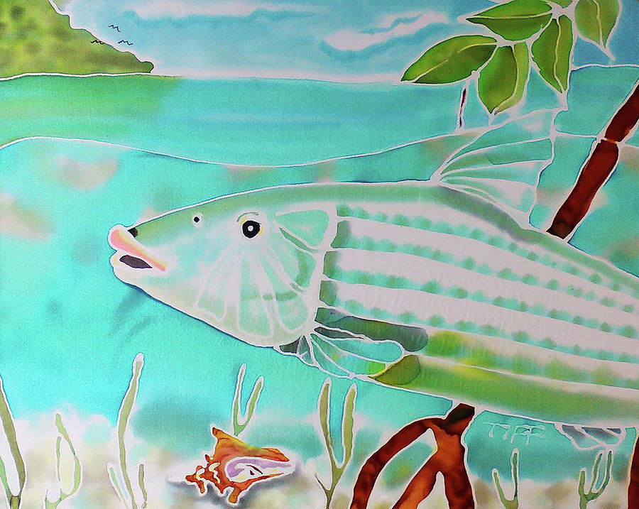 Bonefish Painting - Bonefish by Tiff Bonefish Painting - Bonefish by Tiff