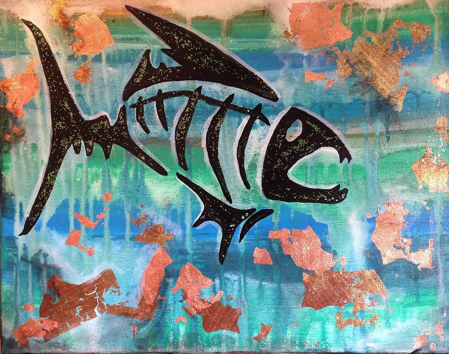 Bonefish Painting by Tracy Mcdurmon
