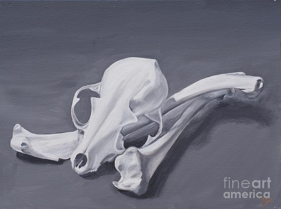 Bones Painting by Denise Ogier