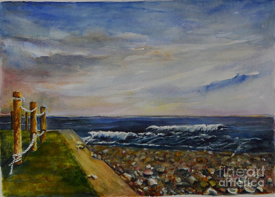 Bonnet Shore Scene Painting by Madie Horne