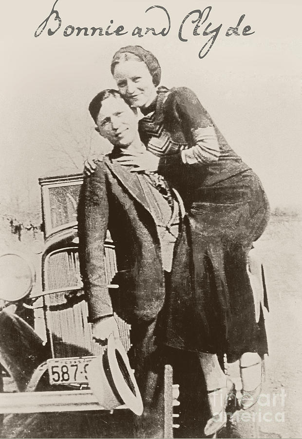 Bonnie And Clyde Photograph - Bonnie and Clyde by Mindy Sommers