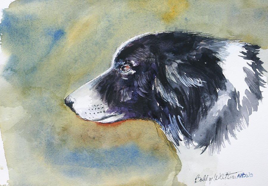 Bonnie Dog Painting by Bobby Walters