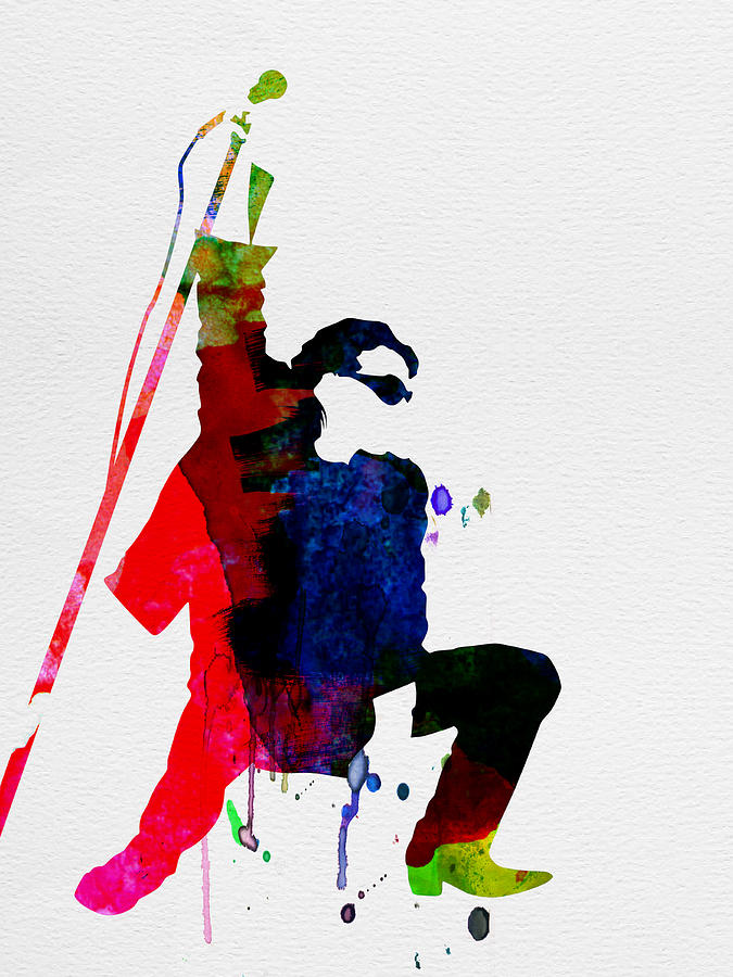 Bono Painting - Bono Watercolor by Naxart Studio