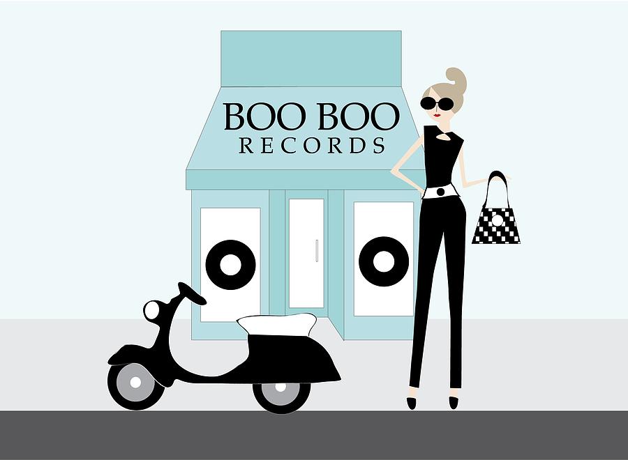 Boo Boo Records Digital Art by Jodi Doughty Fine Art America