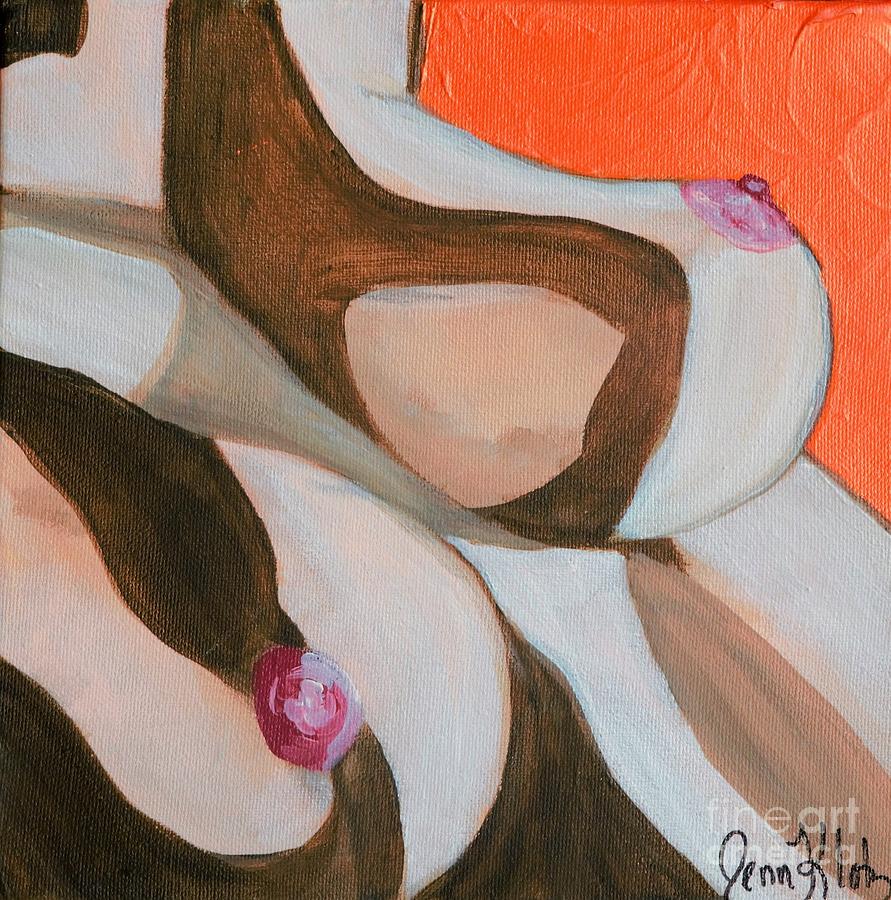 Boobs Painting by Jennifer Klotz - Fine Art America