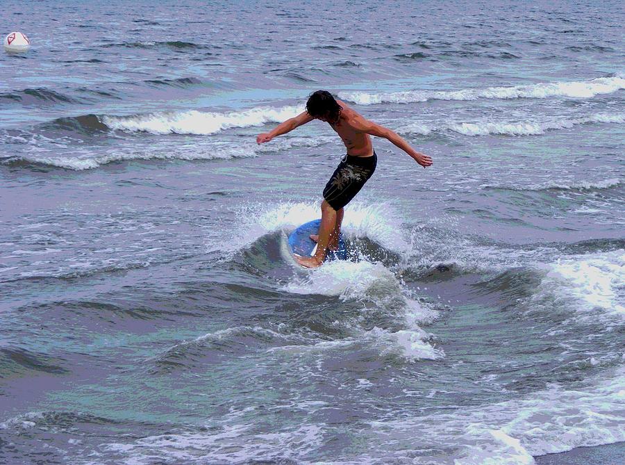 Boogie Board Surfer Boy Photograph by Margie Avellino