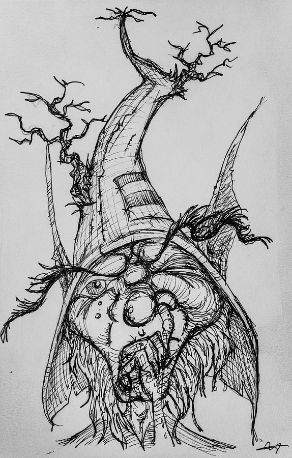 Fae Drawing - Boogie by Jason Strong Fae Drawing - Boogie by Jason Strong