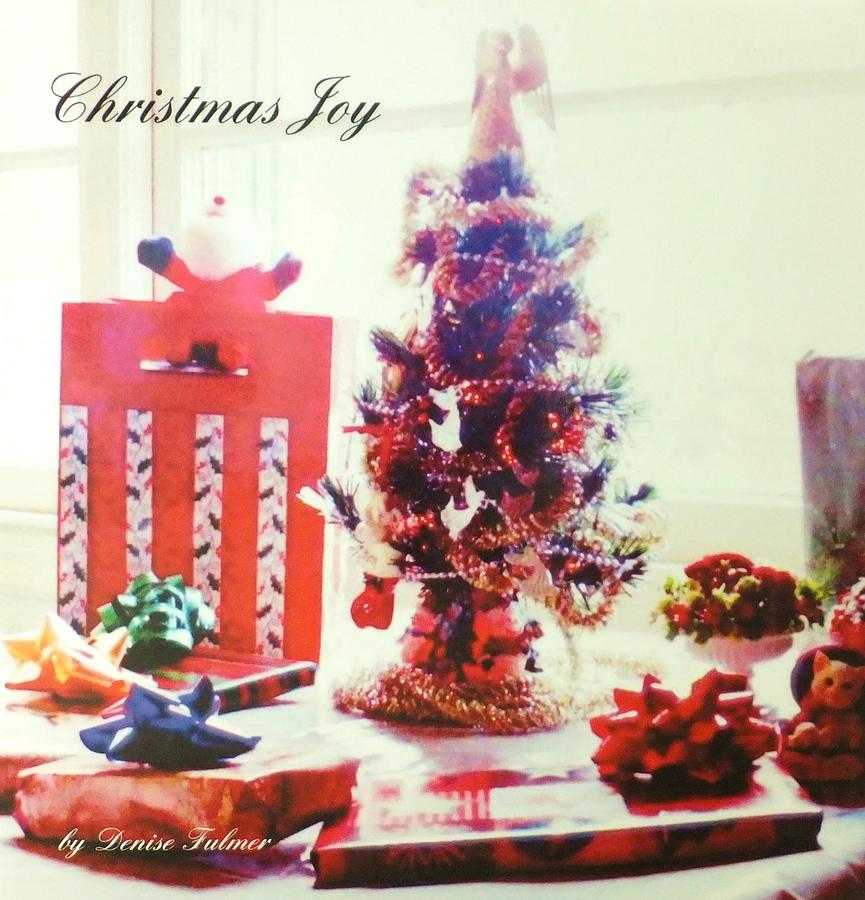 Book Christmas Joy Mixed Media by Denise F Fulmer