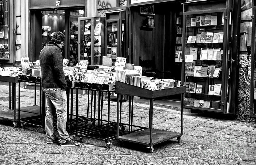 Books in Napoli Italia Photograph by John Rizzuto