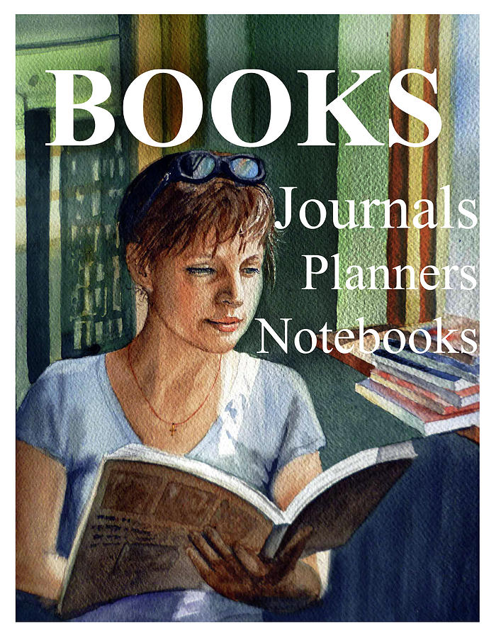 Books Journals Notebooks By Irina Sztukowski Painting by Irina Sztukowski