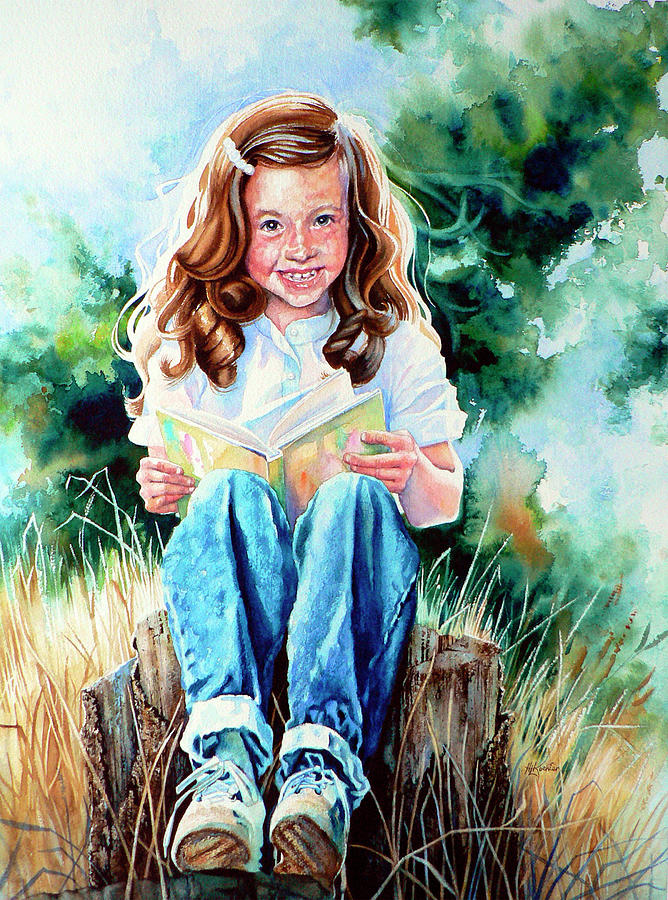 Bookworm Painting