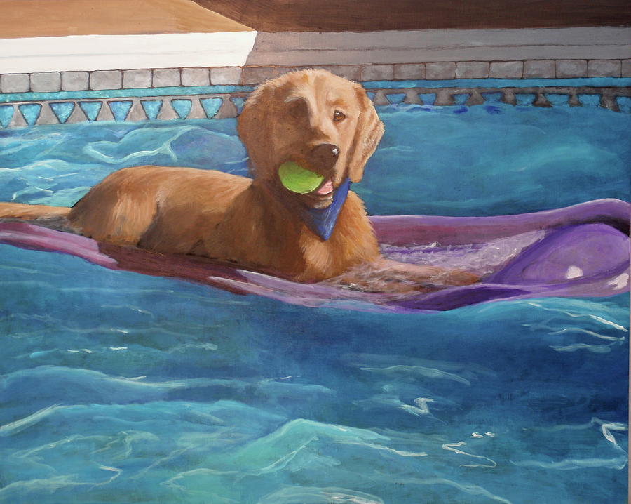 Boomer Painting by Carol Russell
