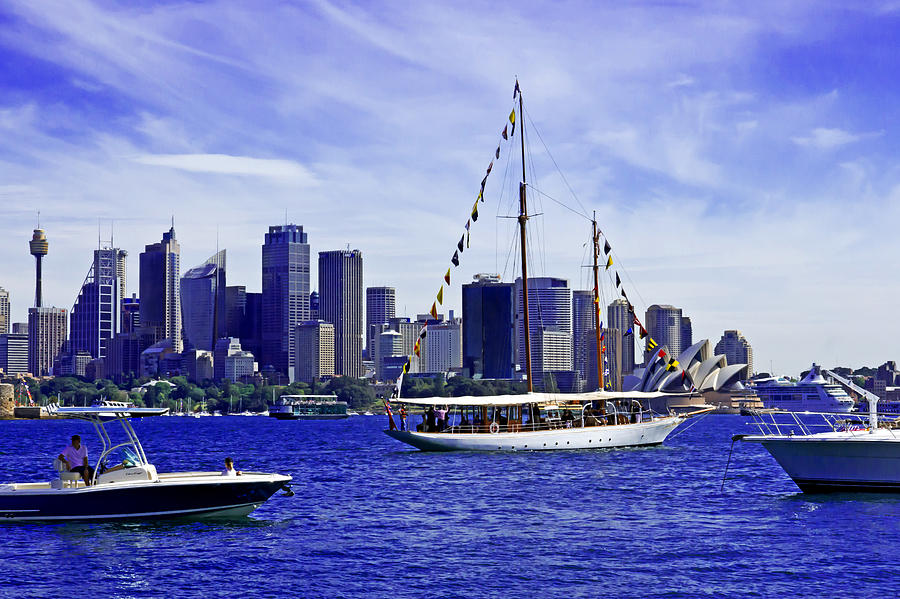 Boomerang Photograph - Boomerang Sailing Sydney 100 Years  by Miroslava Jurcik