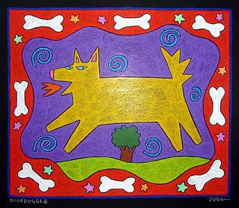 Dog Painting - Boondoggle by Nancy Coffelt Dog Painting - Boondoggle by Nancy Coffelt