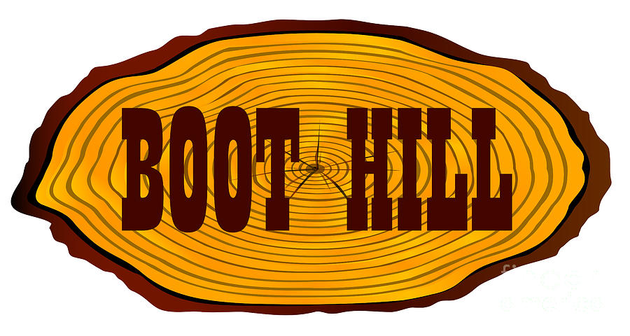 Boot Hill Log Sign Digital Art by Bigalbaloo Stock - Pixels