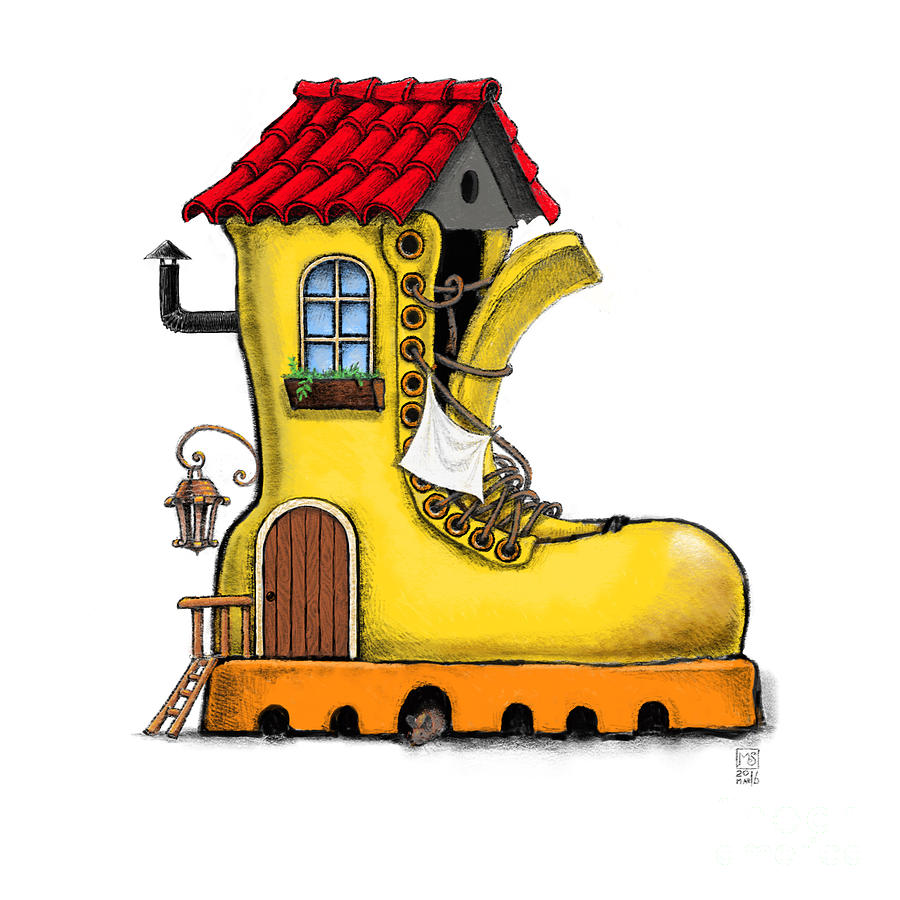 Boot House Digital Art by Max Shumsky Fine Art America