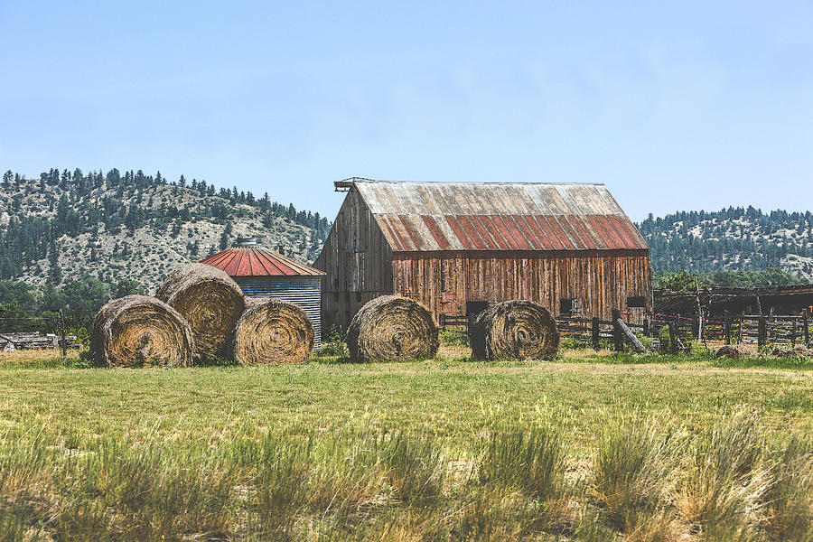 Booth Barn with Hay Photograph by Christine Bakke - Pixels