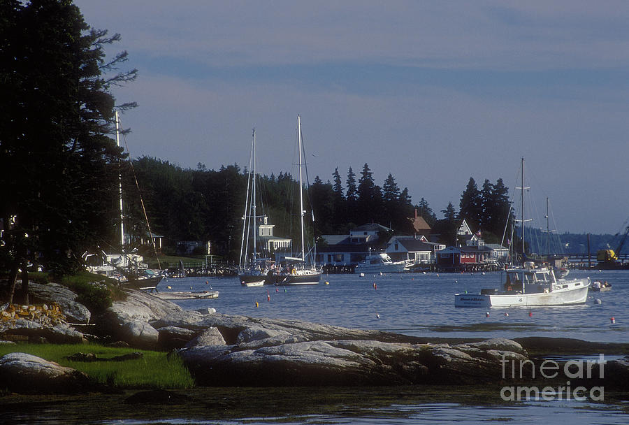 Boothbay Harbor In Maine Photograph