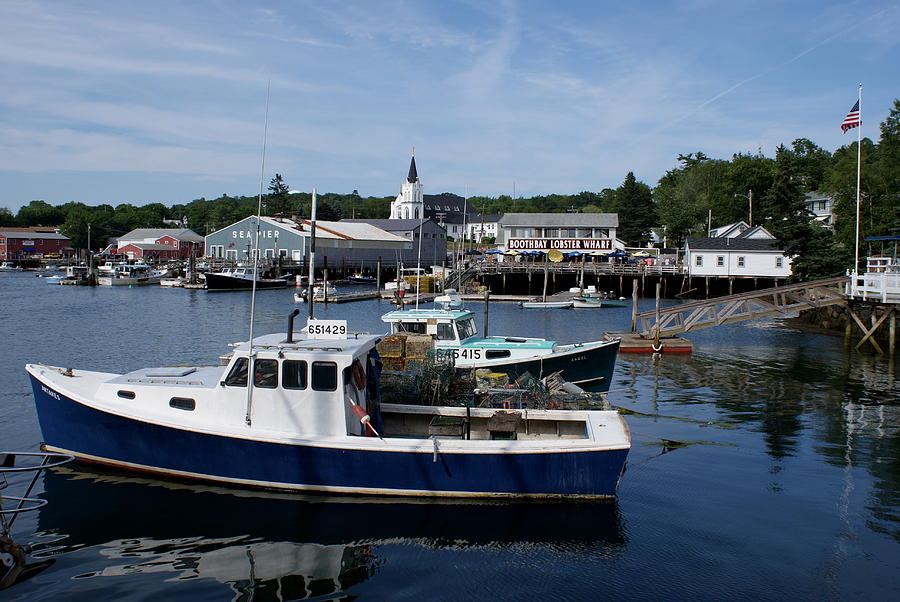 Boothbay Harbor Photograph by Lois Lepisto