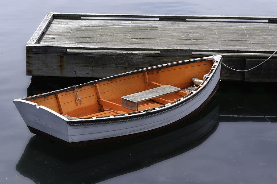 Boothbay Row Boat Photograph by Lisa Bryant
