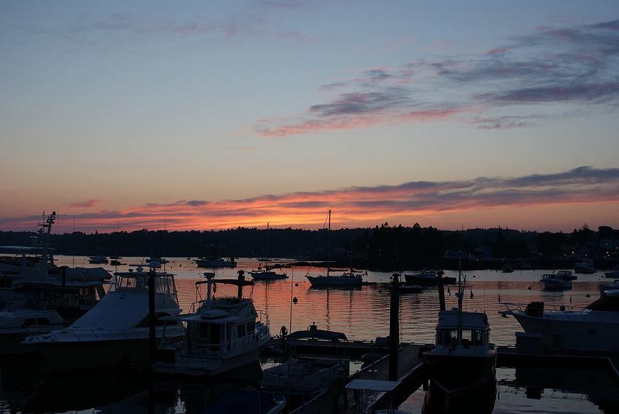 Boothbay Sunset Photograph by Lois Lepisto