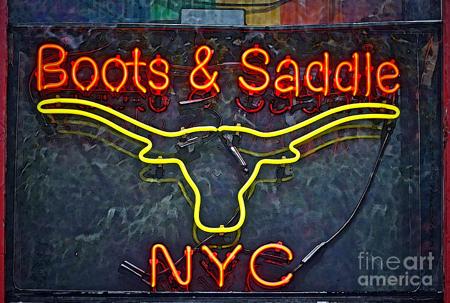 Boots and Saddle NYC Photograph by Gwyn Newcombe