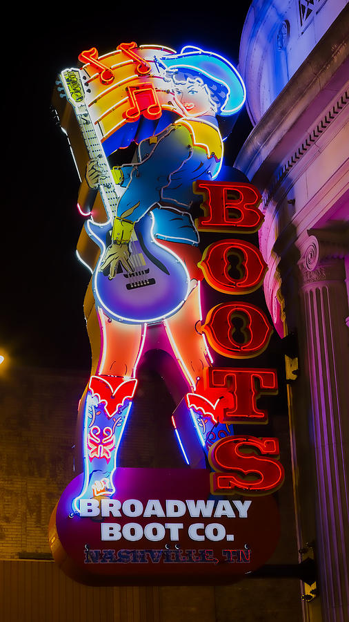 Nashville Photograph - These Boots Are Made For Walking by Stephen Stookey