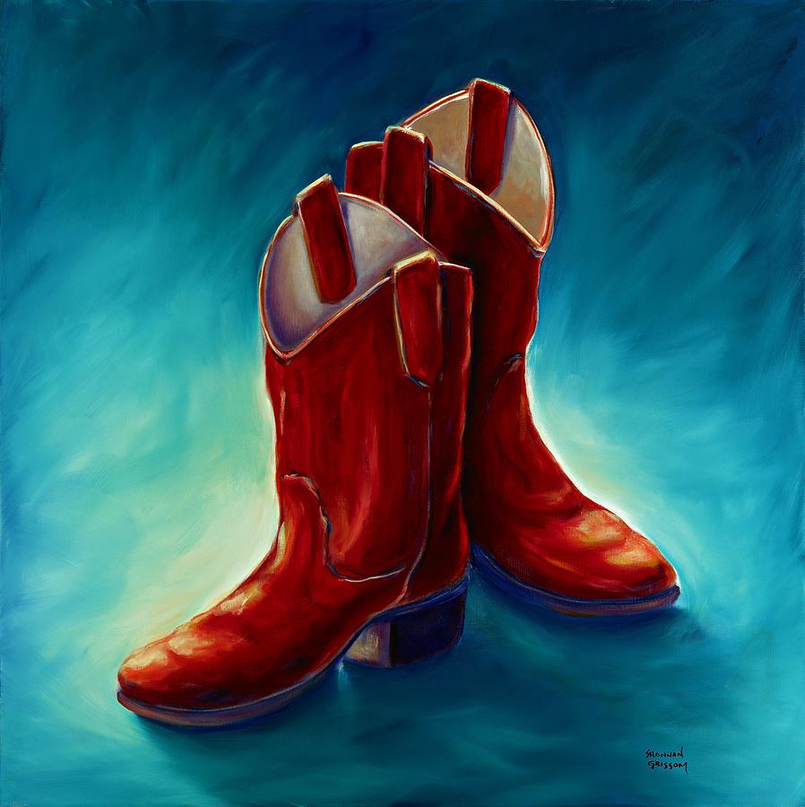 Boots Painting by Shannon Grissom