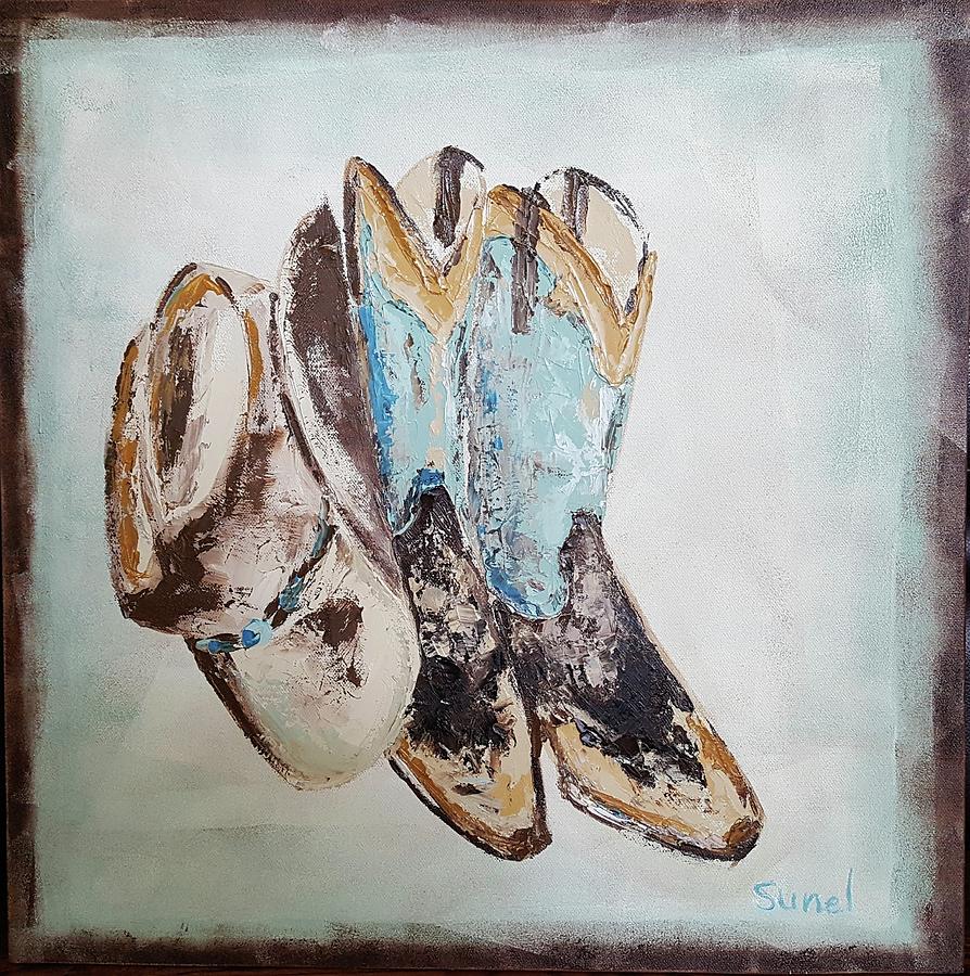 Boots Painting by Sunel De Lange