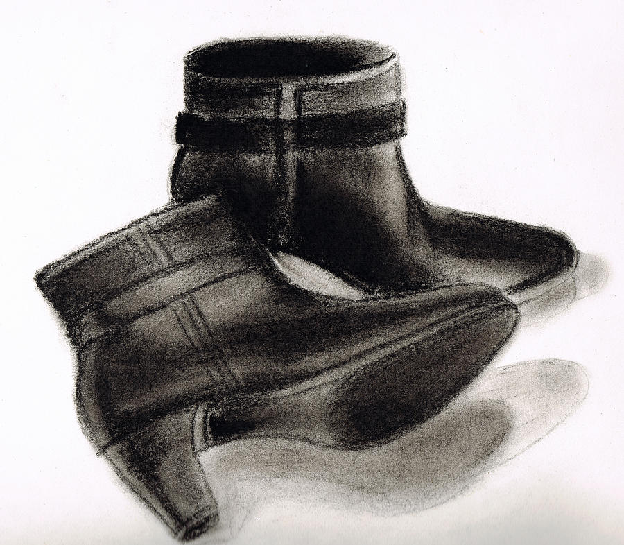Boot Painting - Boots by Zara GDezfuli