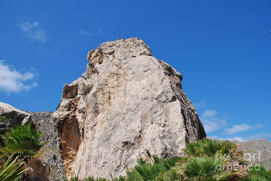 Boquer valley rocks in Majorca Photograph by David Fowler