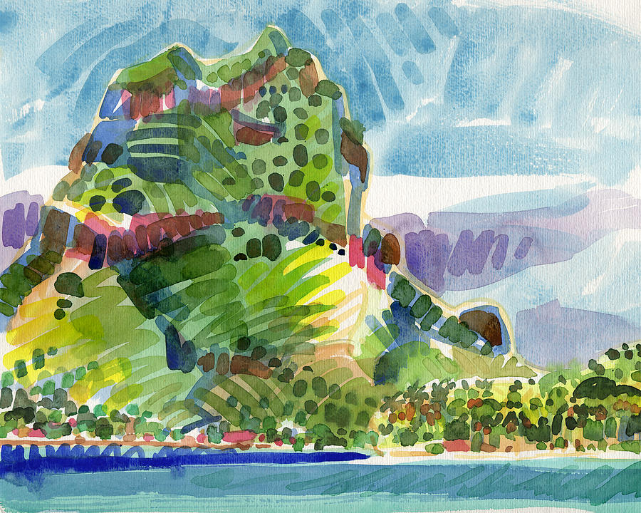 Bora Bora Painting by Judith Kunzle