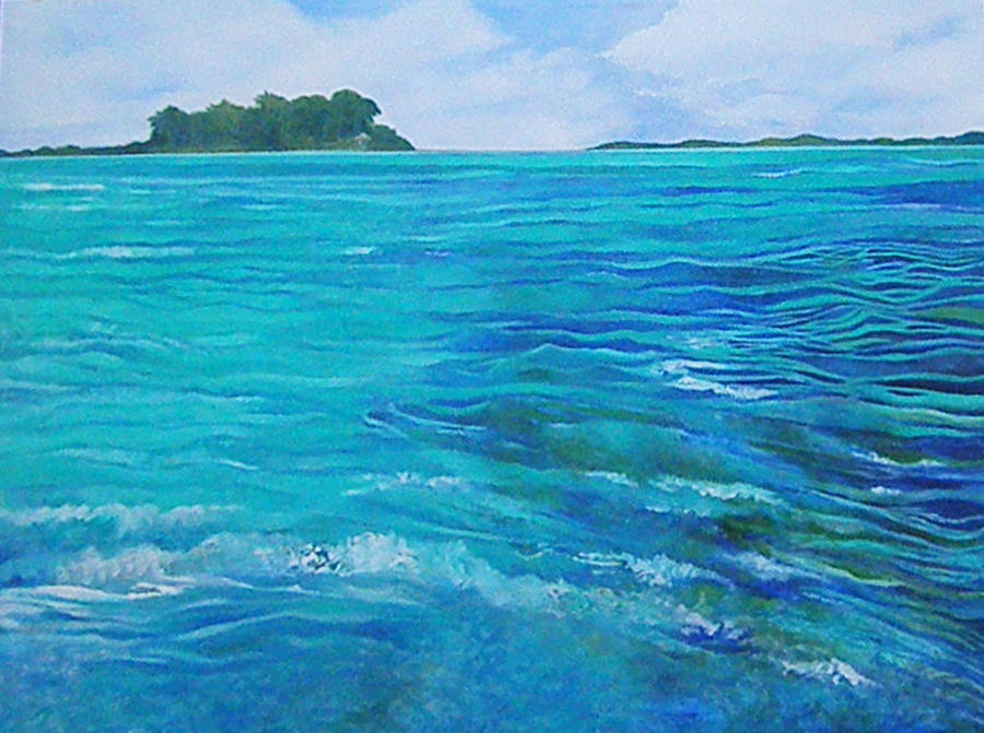 Bora Bora  Painting by Kandy Cross