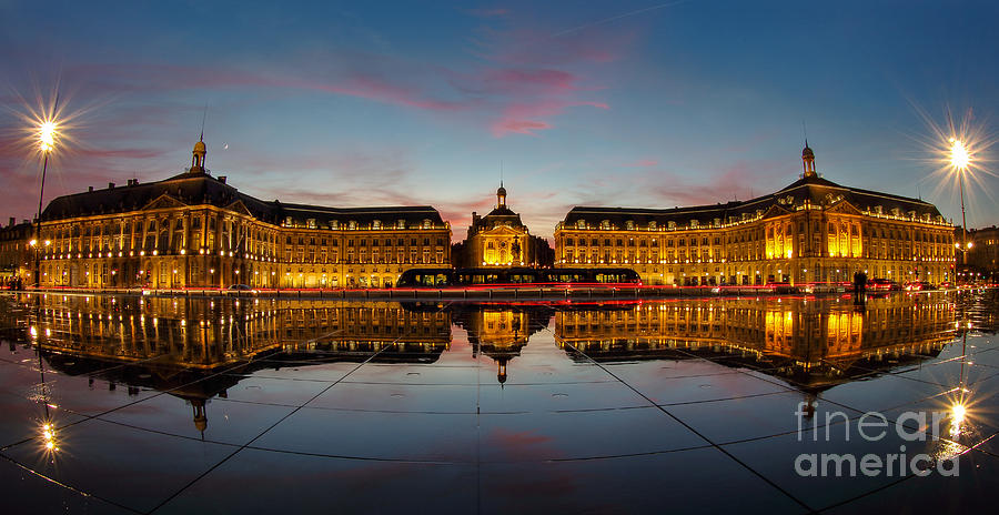 Bordeaux reflections Photograph by Howard Ferrier