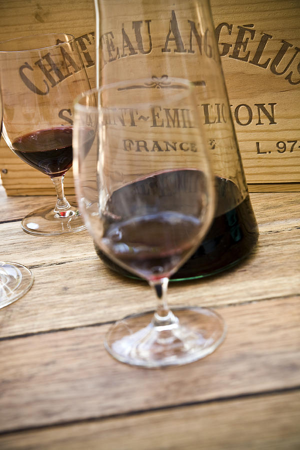Wine Photograph - Bordeaux Wine Tasting by Frank Tschakert