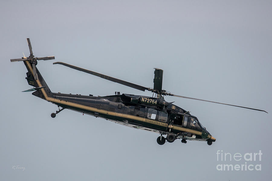 Border Patrol UH-60 Helicopter Photograph by Rene Triay FineArt Photos