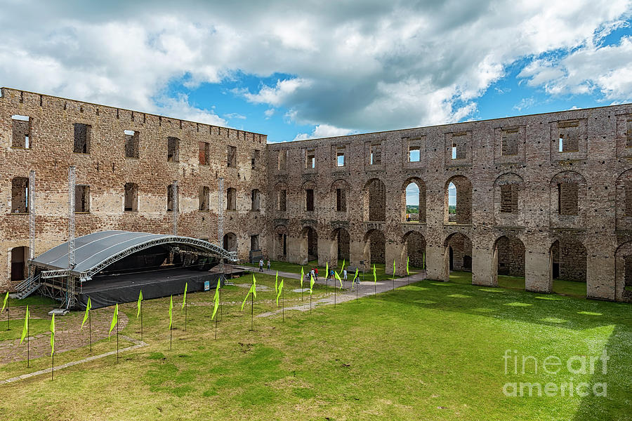 Borgholm Castle Ruin Stage Photograph by Antony McAulay