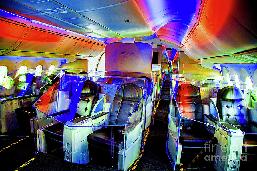 Boeing 787 Interior Photograph by Rick Bragan