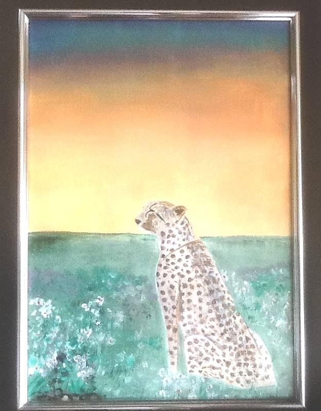Born Free Painting by Audrey Pollitt