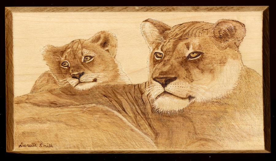 Pyrography Pyrography - Born Free by Danette Smith