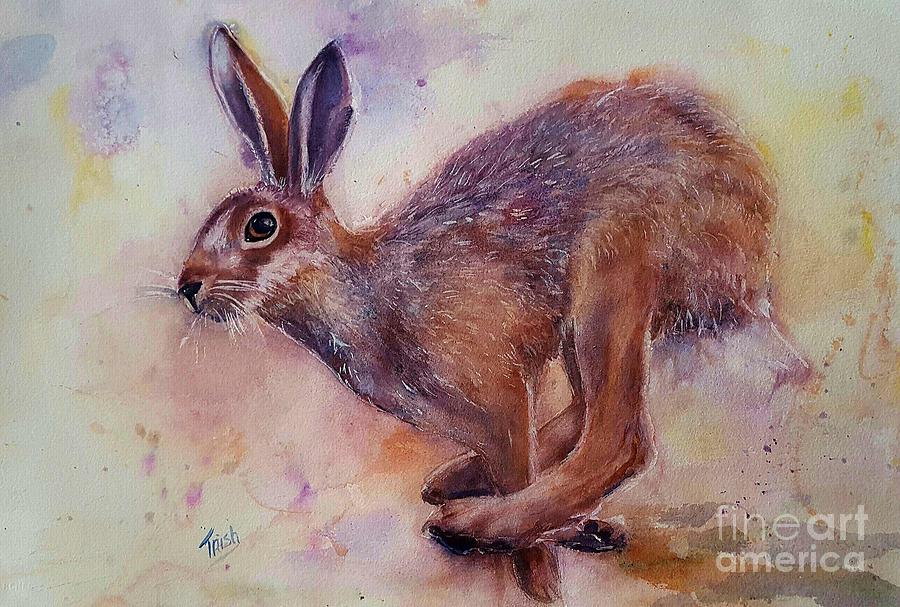 Nature Painting - Born Free by Patricia Pushaw