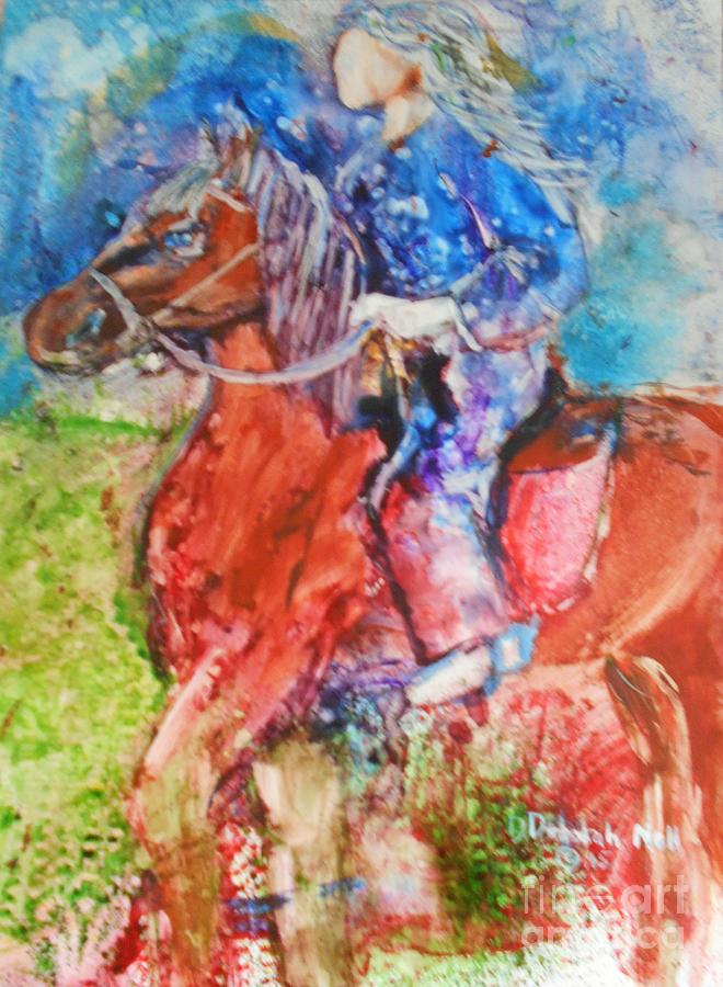 Born To Ride Painting by Deborah Nell