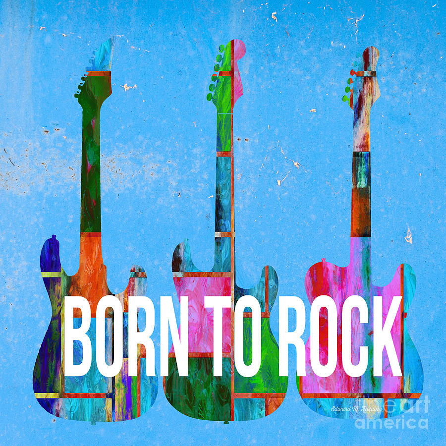 Music Photograph - Born To Rock by Edward Fielding