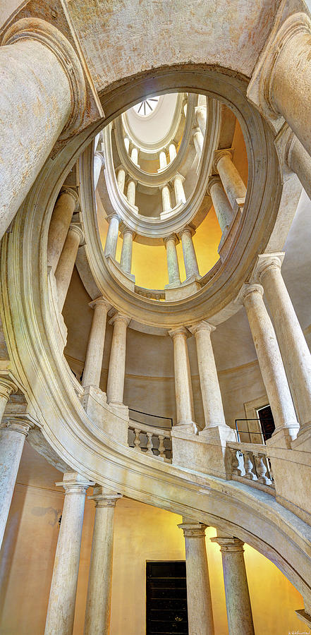 Borromini Staircase Photograph by Weston Westmoreland