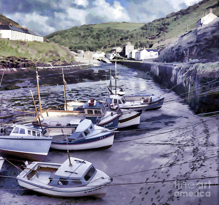 Boscastle Harbour by Gordon Wood Boscastle Harbour by Gordon Wood