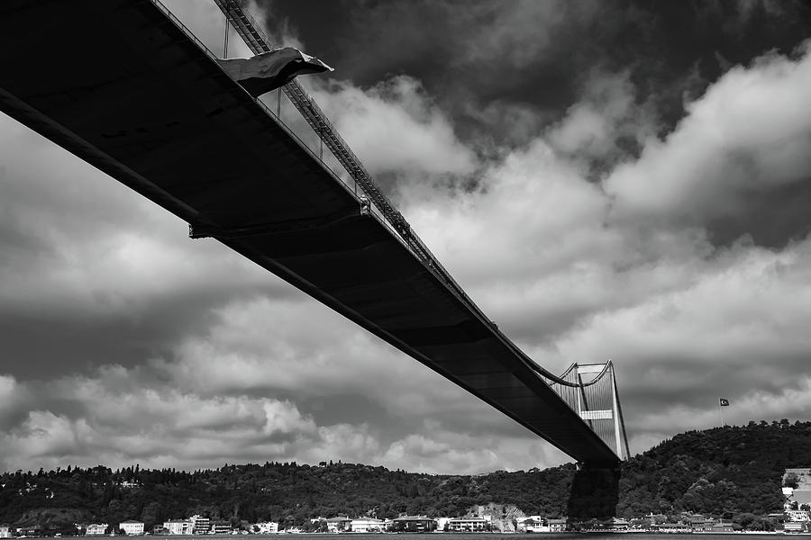 Bosphorus Bridge in BW Photograph by Taek Hoon Lee - Fine Art America